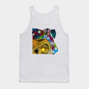 Spirograph Patterned Egypt Governanates Tank Top